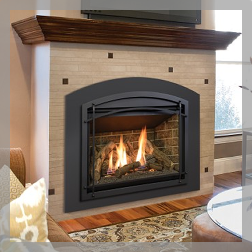 Direct Vent Gas Fireplace Bayport by Kozy Heat is Available in Our Showroom